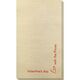 Corner Text with Mon Cherie Heart Design Bamboo Luxe Guest Towels Image 2 of 2